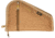 Bulldog Cases &amp; Vaults Deluxe Pistol Case w/ Pocket and Sleeve, 12inx6in, Tan, BDT620T