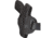 Bulldog Molded Leather Universal OWB Belt Slide Holster, Medium, Right Hand, Black, mlb-m