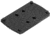 Burris FastFire Reflex Red-Dot Sight Mounting Plate, 1911 Standard, Matte Black, 410321, Black, 410321