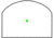 Bushnell 1x25mm Reflex Red Dot Sight, 4 MOA Green Dot Reticle, Black, RXS10G