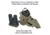 Bushnell Vault Modular Optics Protection System Binocular Pack, Green, BABINPCT