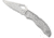 Byrd by Spyderco Harrier 2 Folding Knife, 3.36 in, Plain Blade, Stainless Steel Handle, BY01P2