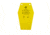 Caldwell AR500 Targets, 10in Coffin, Yellow, 1116693