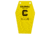 Caldwell AR500 Targets, 10in Coffin, Yellow, 1116693