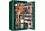 Cannon Safe Commander 43 Fireproof 36 Gun Safe, 72x40x28in - Hammertone Green/Brass CO43-H4FDB-13