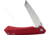 Case Kinzua Folding Knife, 4.75in Closed, S35VN, 3.35in Stonewash Tanto Blade, Red Aluminum Handle, 64664
