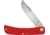 Case Sod Buster Jr Red Synthetic Folding Knife, 3.63in Closed, 2.8in, Carbon Steel, Stonewash Skinner Blade, Red Smooth Synthetic Handle, 73932