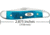 Case Caribbean Blue Bone - Sawcut Jig Peanut Folding Knive, Surgical Steel Clip and Pen Blades, Caribbean Blue Bone Handle, 2.875in Closed, 25596
