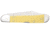 Case Mini CopperLock Folding Knife, 3.63 in, Chrome Vanadium Steel, Yellow Synthetic Handle, 30116