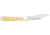 Case Mini CopperLock Folding Knife, 3.63 in, Chrome Vanadium Steel, Yellow Synthetic Handle, 30116