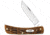 Case Sod Buster Jr Folding Knife, 3.63 in, Chrome Vanadium Steel, Amber Bone Peach Seed Jig Handle, 30092