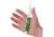 Case Trapper Green Synthetic Folding Knife, 4.13in Closed, Mirror Clip/Spey Blades, Green Smooth Synthetic Handle, 53390