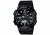 Casio Outdoor SOLAR POWER-ANALOG/DIGITAL-100M Water Resistant, Black/White AQS810W-1AVCF