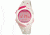 Casio Outdoor White and Pink Ladies Running Watch - 10 Year Battery, White STR300-7