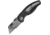 Caterpillar Utility Linerlock Folding Knife, 1.13in SS Blade, Black Aluminum Handle, Thumb Stud, Pocket Clip, Uses Standard Utility Knife Blade, Black, 980018