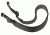 Cebeci Arms Rifle Sling Plain Thin, Black, 31365B