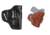 Cebeci Arms Springfield Leather Reinforced Combat Grip Belt Holster 20724, Black, Tan