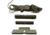 Centennial Defense Systems Extended Control Kit w/Serrated Mag Release for Gen 1-3 Glock 9mm, .40S&W, .357SIG, 2 Pins, OD Green, 40104