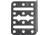 Centrifuge Training NCP-E Negative Cant Plate/TQ Mount, Black, Standard, 42020