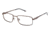 Champion Eyes 1001 Progressive Prescription Eyeglasses - Frame DK BROWN CU100103