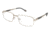 Champion Eyes 1015 Progressive Prescription Eyeglasses - Frame Light Gunmetal, Size 54/18mm CU101501