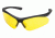 Champion Shooting Glasses with Open Black Frame and Yellow Lenses 40604