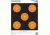Champion Traps and Targets Orange 5-bull Large 12 Pack 