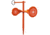 Champion Traps and Targets Rimfire Screw-In Double Gong Spinner Steel Target, Orange, Small, 40879