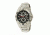 Chronotech Active 7935  Watch - Chrome Stainless Steel Band, Black Face Ct.7935cm/42m