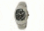Chronotech Stone Cut  Watch - Silver Band, Black Face Ct.7138m/02m