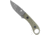 CobraTec Knives D2 Skinner Gen II 3.75in Fixed Blade Knife, Stonewashed D2 Blade, OD Green Handle, SD2DNSODGGEN2