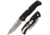 Cold Steel Air Lite Drop Point Folding Knife, 3.5in, AUS-10A, Drop Point Blade, Black Long G-10 Handle, CS-26WD