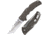 Cold Steel Code 4 Folding Knife, 3.5in, Tanto Point Plain Edge, S35VN Steel Blade, Gun Metal Gray 6061 Aluminum Handle, CS-58PT