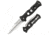 Cold Steel Counter Point l Folding Knife, 4in, Japanese AUS10A Steel Blade, Black Griv Ex Handle, CS-10AB