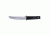 Cold Steel Kobun Fixed Blade Knife, Black Kraton Handle, Plain, CS-17T