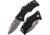 Cold Steel Micro Recon 1 Spear Point Folding Knife, 2in, AUS-8A, Spear Point Blade, Black G-10 Handle, CS-27DS