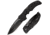 Cold Steel Recon 1 Folding Knife, 4in, Spear Point, S35VN Steel Blade, Black Long G10 Handle, CS-27BS