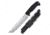 Cold Steel Regular Warcraft San Mai III Tanto Knife, 7.5in, San Mai III Steel, Tanto Blade, G10 Black Handle, 13UL