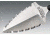 Cold Steel Urban Edge Fixed Blade Knife, 2.5in Serrated Japanese AUS 8A Stainless, Black Kray-Ex Handle, CS-43XLSS