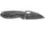 Columbia River 2440 Heron 2.93 Folding Plain Black Stonewash 8Cr14MoV Blade 2C