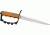 Combat Ready 1917 Trench Knife, 8in, Sharpened Double Edged Dagger, Brown Wood Handle CO039