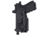 Rounded Weapon Mounted Light Holster for Streamlight TLR-7, Ambidextrous, Black, CEH000009