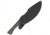 Condor Tool and Knife Knulujulu Knife, 11.5in Overall, 6.25in 440C SS Blade, Brown Wood Handle, Black Leather Sheath, CTK5003-6.6