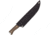 Condor Tool and Knife Scotia Knife, 8in Overall, 3.5in Satin 1095Hc Steel Blade, Walnut Handle, Black Leather Sheath, CTK102-3.55