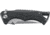 CRKT Bt Fighter - Compact, Designed By Brian Tighe in Ridgefield, Folding Knife W/Button Lock, 2.85in, Plain Edge, Stonewash Finish, Glass Reinforced Nylon Handle, 5220