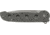 CRKT Classic by Kit Carson Folding Knife,3.9in Bead Blast Tanto Plain Edge Blade,Aluminum Handle M16-04S