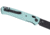 CRKT Counterpart Folding Knife, 3.38in, 12C27, Drop Point Blade, Aqua G10 Handle, K430BKP