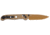 CRKT M16?03XK Folding Knife, 3.57in, D2 Tool Steel Blade, Drop Point Blade, Tan G10 Handle, M16-03XD