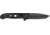 CRKT M16-04DB Assisted Opening Folding Knife, 3.89in, Stonewash D2 Steel Blade, Tanto, Black Aluminum Handle, Black, M16-04DB