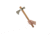 CRKT RMJ Woods Chogan T-Hawk - Axe Head Front, Hammer Back, Hickory Handle 2730